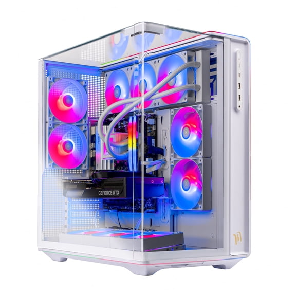 Skytech Gaming Prism 5 Gaming PC, AMD Ryzen 7 9800X3D 4.7GHz, NVIDIA RTX 5070 Ti 16GB VRAM, 2TB Gen4 NVMe SSD, 32GB DDR5 RAM 6000, 850W GOLD ATX 3 PSU, 360 ARGB AIO , Wi-Fi 6, Windows 11, Desktop