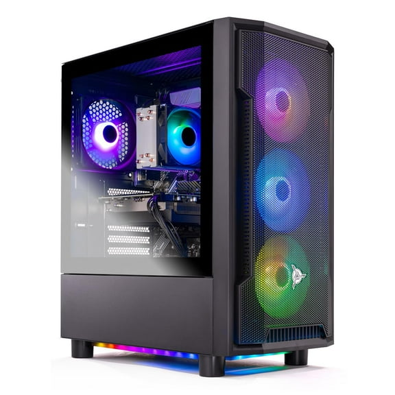 Skytech Gaming Shadow Desktop PC, Intel i5 13400F 2.5 GHz (4.6GHz Turbo), NVIDIA RTX 5060 Ti 16GB, 1TB NVMe SSD, 16GB DDR5 RAM 5200, 650W Gold PSU, Wi-Fi, Win 11