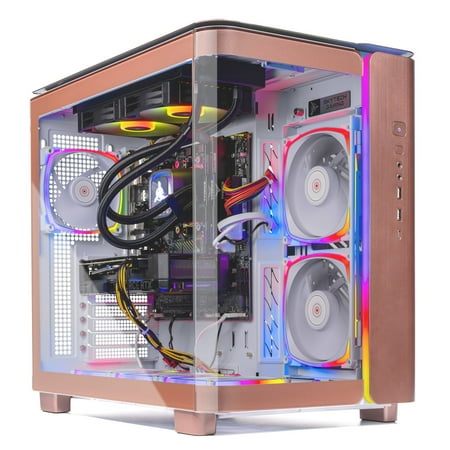Skytech King 95 Gaming PC Desktop AMD Ryzen 7 7800X3D AMD Radeon RX 9070 XT 2TB Gen4 NVMe SSD 32GB DDR5 RAM, AIO Liquid Cooling Windows 11