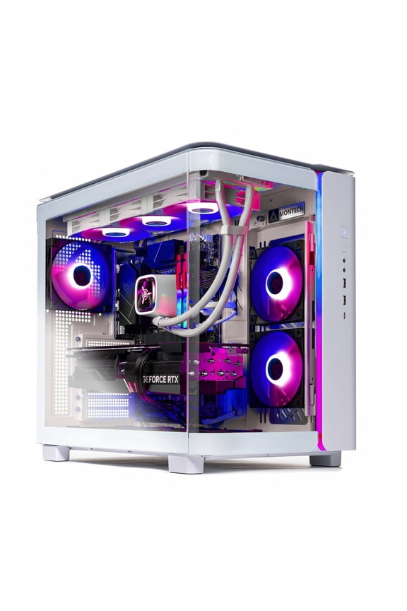 Skytech King 95 Gaming PC Desktop AMD Ryzen 7 7800X3D NVIDIA GeForce RTX 5070 Ti 1TB Gen4 NVMe SSD 32GB DDR5 RAM, AIO Liquid Cooling Windows 11