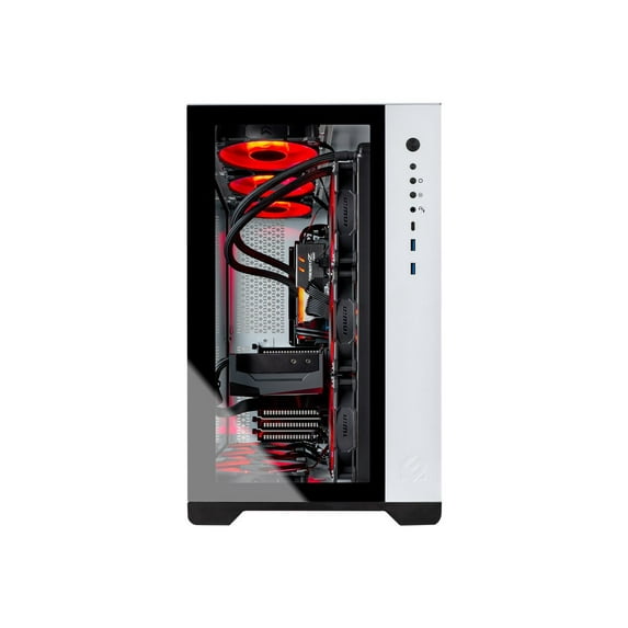 Skytech Prism II - Mid tower Ryzen 9 5900X / up to 4.8 GHz - RAM 32 GB - SSD 1 TB - NVMe - GF RTX 3080 Ti - Gigabit Ethernet - Win 10 Home 64-bit - monitor: none - black