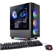 Skytech Shadow Gaming PC Desktop, AMD Ryzen 5 5600X, NVIDIA Geforce RTX 4060, 1TB Gen4 SSD, 16GB RAM, AIO Liquid Cooling, Windows 11