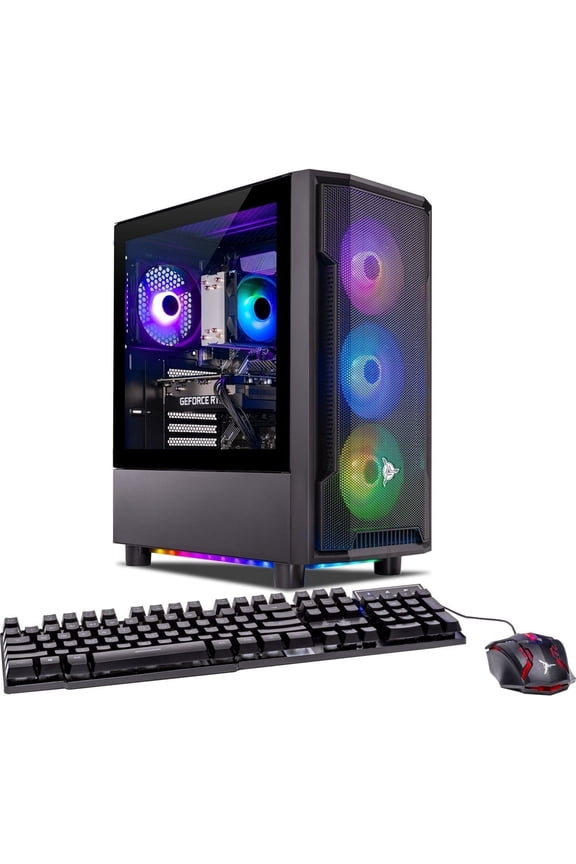 Skytech Shadow Gaming PC Desktop Intel Core i5 14400F NVIDIA GeForce RTX 5060 Ti 1TB Gen4 NVMe SSD 16GB DDR5 RAM Windows 11