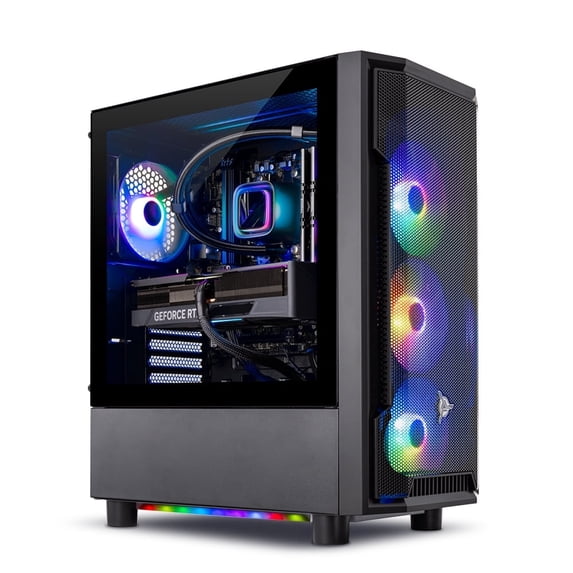 Skytech Shadow Gaming PC Desktop INTEL Core i7 13700F NVIDIA Geforce RTX 4060 Ti 1TB SSD 32GB RAM, AIO Liquid Cooling Windows 11