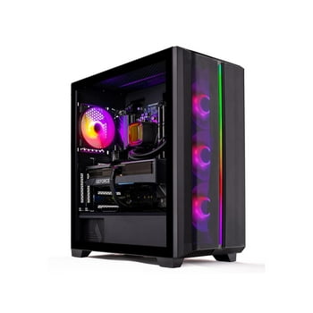 Skytech Siege Gaming PC Desktop, Intel i7 13700F, NVIDIA Geforce RTX 4070, 1TB SSD, 16GB RAM, Windows 11