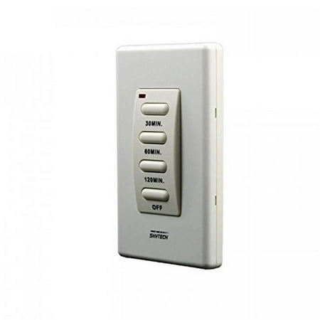 Skytech TM-3 30, 60 & 120 Minute Battery Operated Wall Mount Four Button Wired Timer