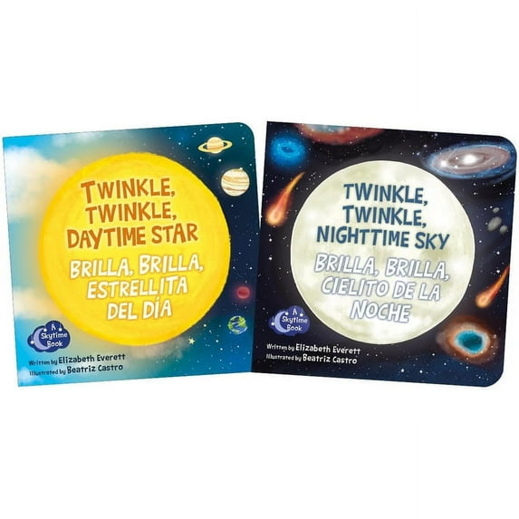 Skytime: Up Above the World So High / En Lo Alto Brillarás Board Book Set (Mixed media product)