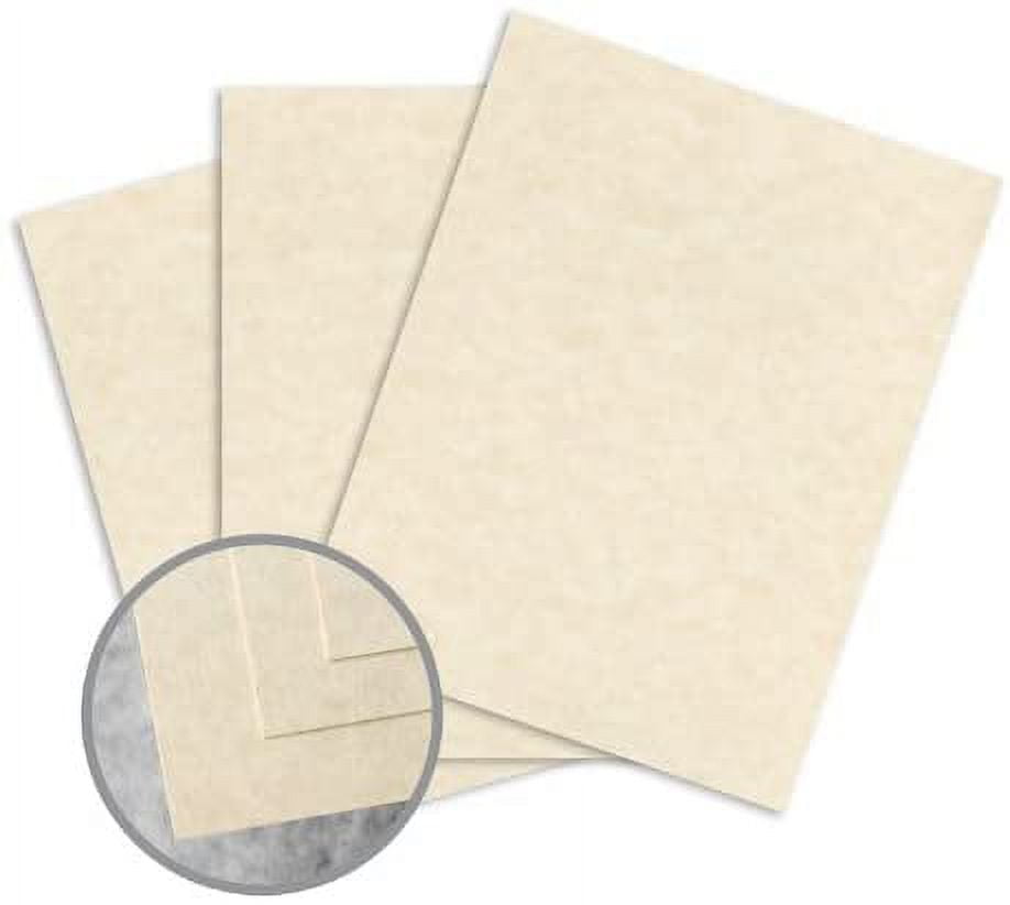 Skytone Natural Card Stock - 8 1/2 x 11 in 65 lb Cover Vellum 30% Recycled 250 per Package