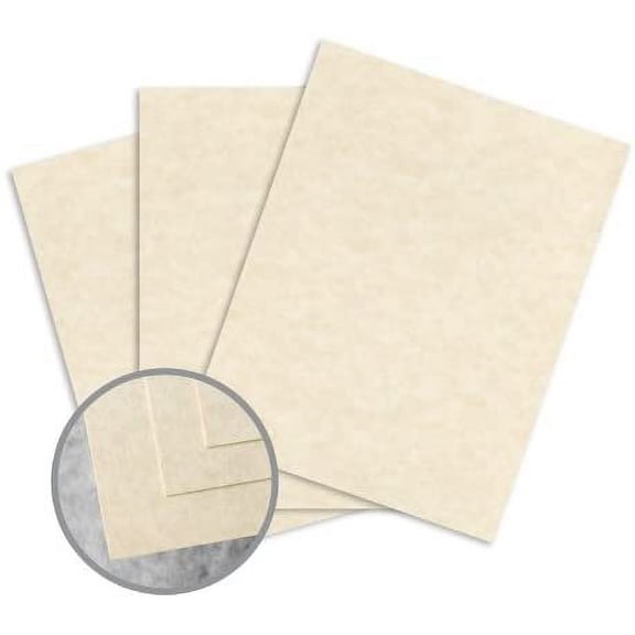 Skytone Natural Card Stock - 8 1/2 x 11 in 65 lb Cover Vellum 30% Recycled 250 per Package