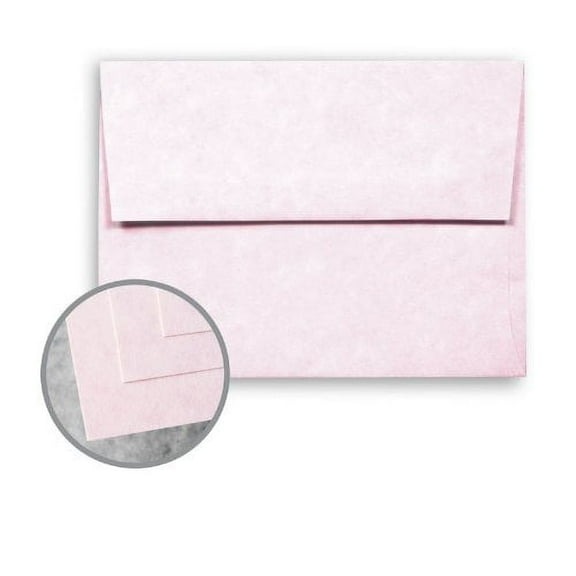 Skytone Pink Ice Envelopes - A6 (4 3/4 x 6 1/2) 60 lb Text Vellum 250 per Box