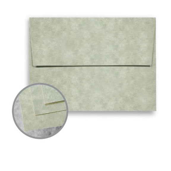Skytone Sagebrush Envelopes - A2 (4 3/8 x 5 3/4) 60 lb Text Vellum 1000 per Carton
