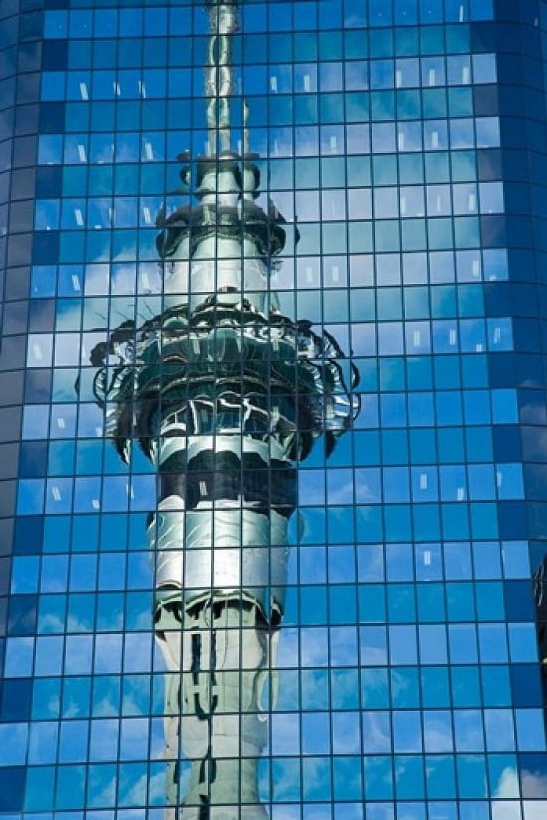 Skytower Modern Building Auckland New Zealand Canvas Art - David Wall DanitaDelimont (12 x 17)