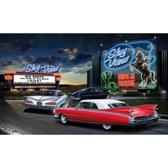 Skyview Drive In Poster Print by Helen Flint (24 x 36)