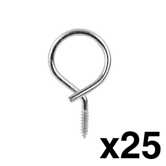 Skywalker 1-1/2" ID Bridle Wiring Rings to Secure Bundled Cable on Wood Surface (25 Pack)
