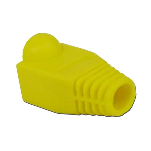 Skywalker Boot for RJ45 Connectors to Protect Network Cables (100 Pack, Yellow)
