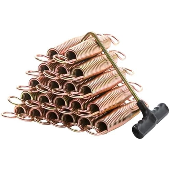 Skywalker, JumpKing, Upperbounce, Skybound Trampoline Springs Stainless Steel Replacement Parts Kit with Spring Tool - Weather-Resistant Accessories - 20 Pack