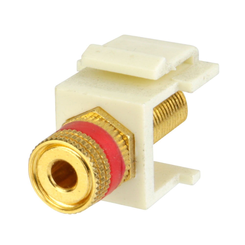 Skywalker Keystone Audio Binding Post Insert (Red Band, Light Almond ...