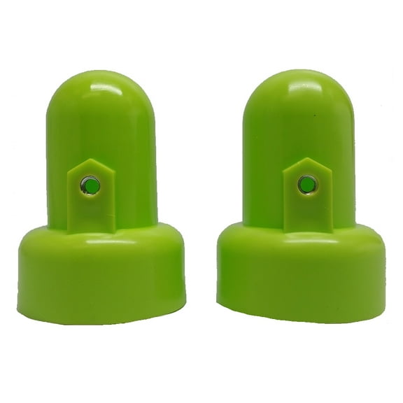 Skywalker Large Trampoline Enclosure Pole Caps 2-Pack, Bright Green