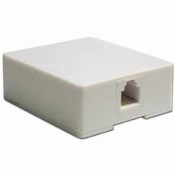 Skywalker SKY20862W RJ11 4-Wire Phone Jack, White