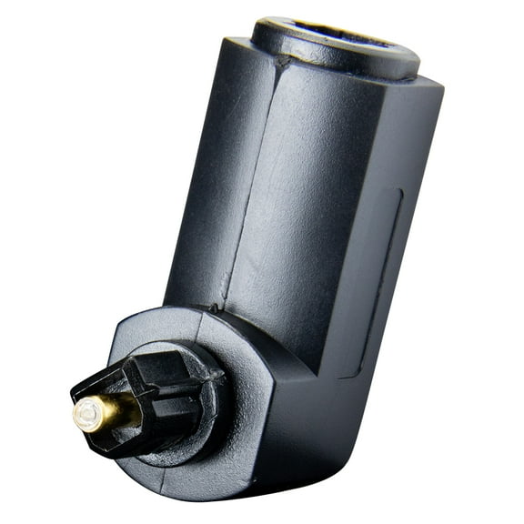 Skywalker SKY314008 Optical Right-Angle Cable Adapter for Toslink Connector (Black)