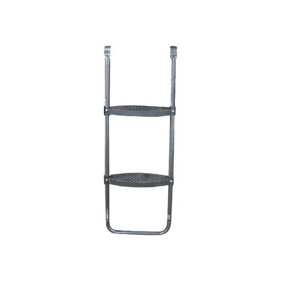 Skywalker Sports 2-Rung Wide-Step Trampoline Ladder - Fits Rails up to 4", Textured Steps, Weather-Resistant Steel