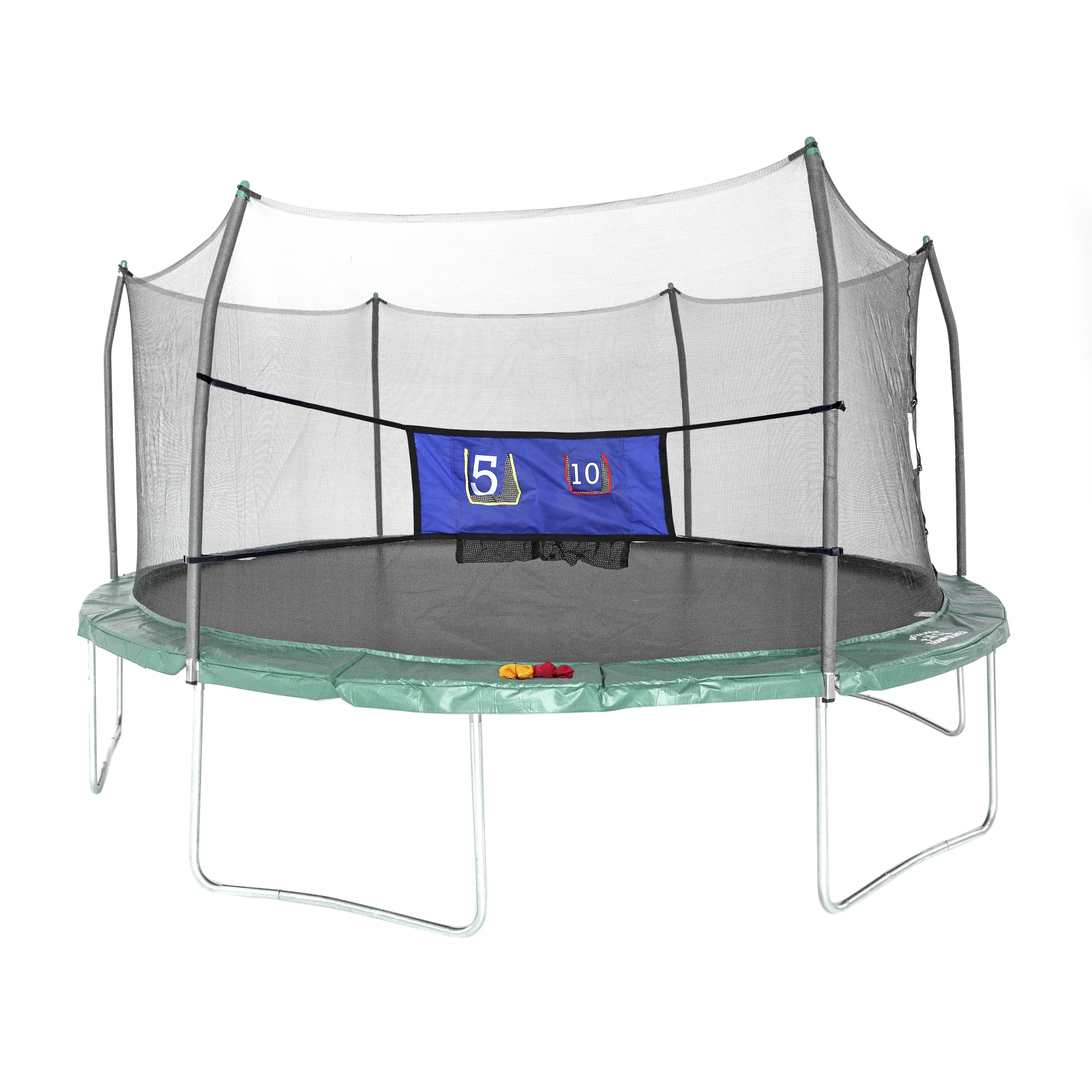 Skywalker Trampoline 16' x 14' Oval Trampoline Combo with Game