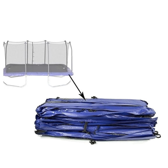 Skywalker Trampoline 9' x 15' Rectangle Safety Pad, Blue