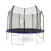 Skywalker Trampolines 12-Foot Round Trampoline with Safety Enclosure Net & Spring Pad - Heavy Duty Outdoor Trampoline for Kids & Adults, Rust-Resistant Steel Frame