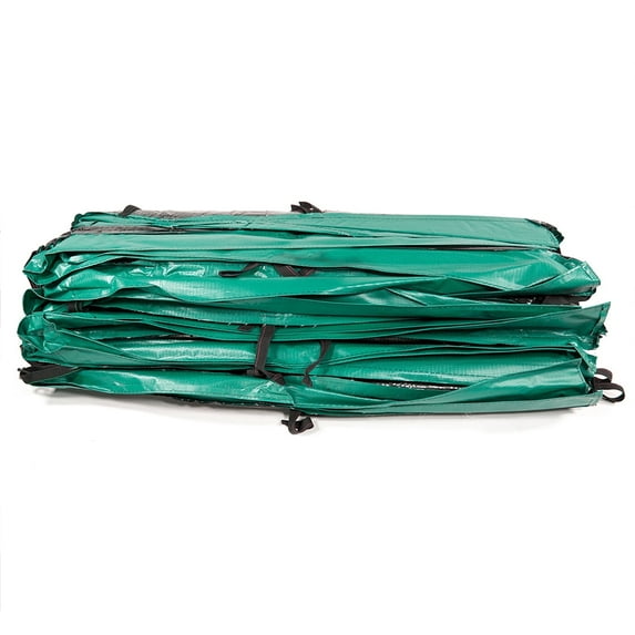 Skywalker Trampolines 14ft Rectangle Replacement Spring Pad - Green Safety Cover, ASTM Certified, Fade-Resistant PVC Mat
