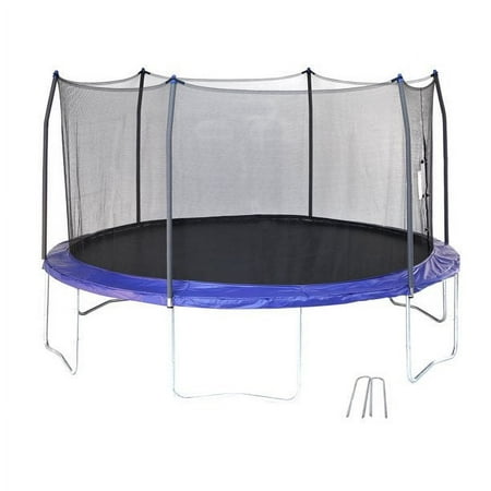Skywalker Trampolines 14' Trampoline, with Wind Stakes, Bright Blue