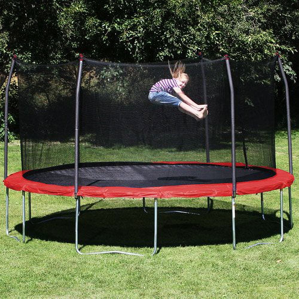 Skywalker Trampolines 16 Foot Trampoline with Enclosure Blue Walmart