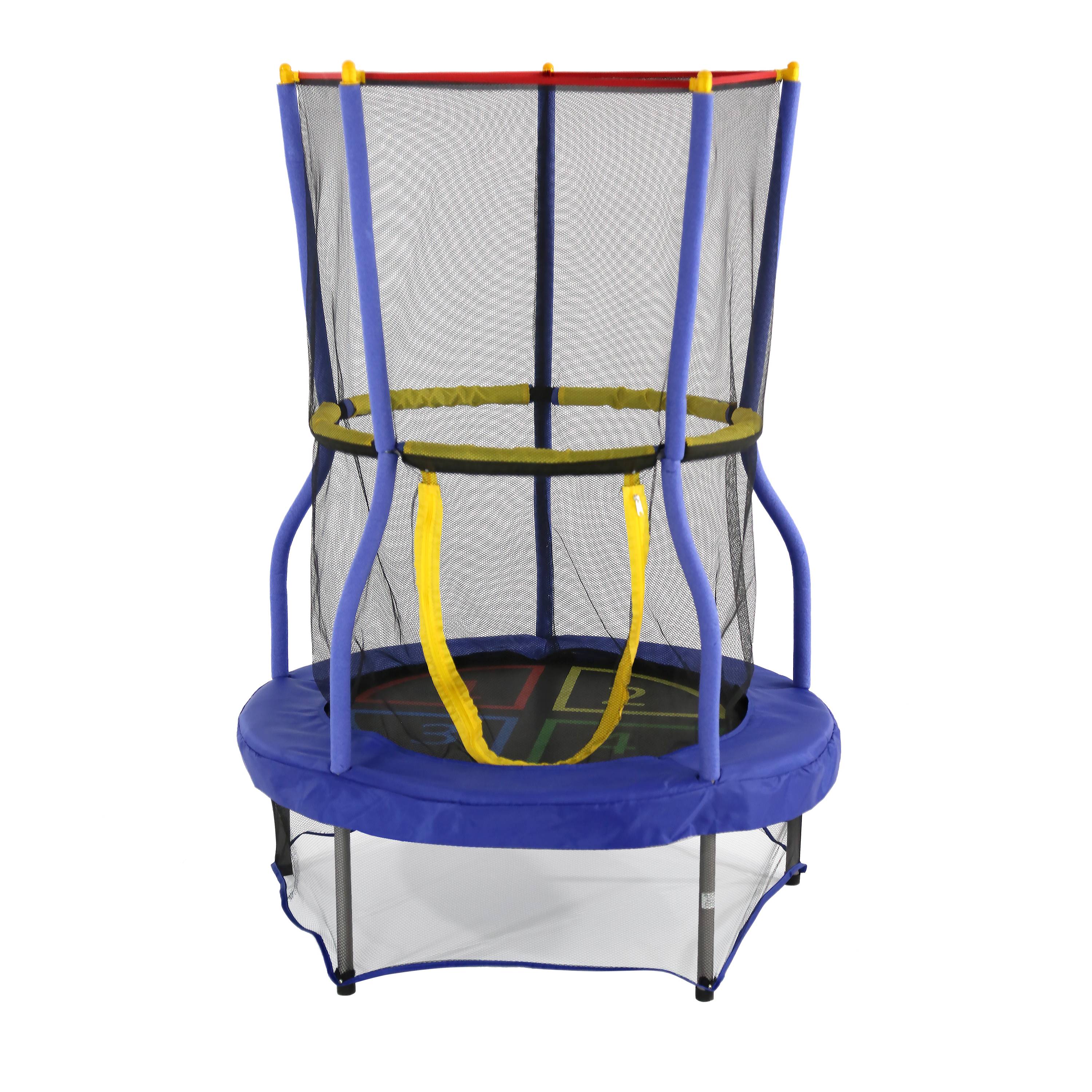 Skywalker Trampolines 40-Inch Bounce-N-Learn Trampoline, with Enclosure, Blue - image 1 of 10