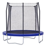 Skywalker Trampolines 8ft Round Trampoline with Safety Enclosure Net, Green - Outdoor Bounce Mat for Kids & Adults