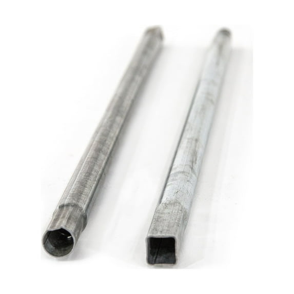 Skywalker Trampolines Lower Enclosure Straight Tube (Set of 2) Galvanized Steel Construction Reinforced T-Socket Design with Squared End