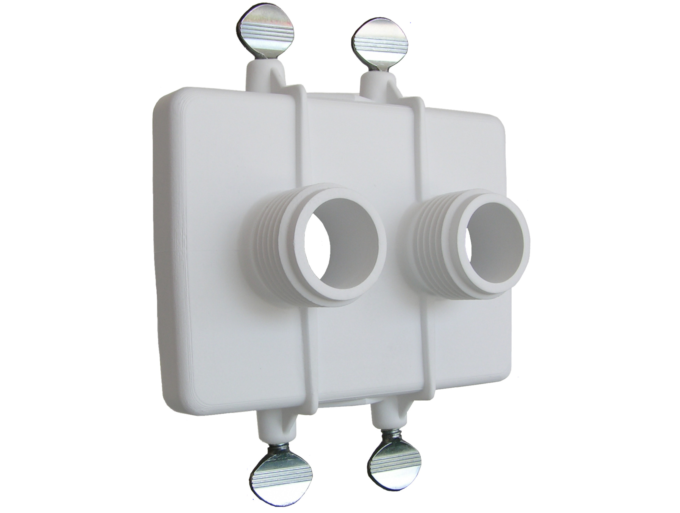 Offset Downspout Diverter for Rain Barrels (2X3, Royal Brown)