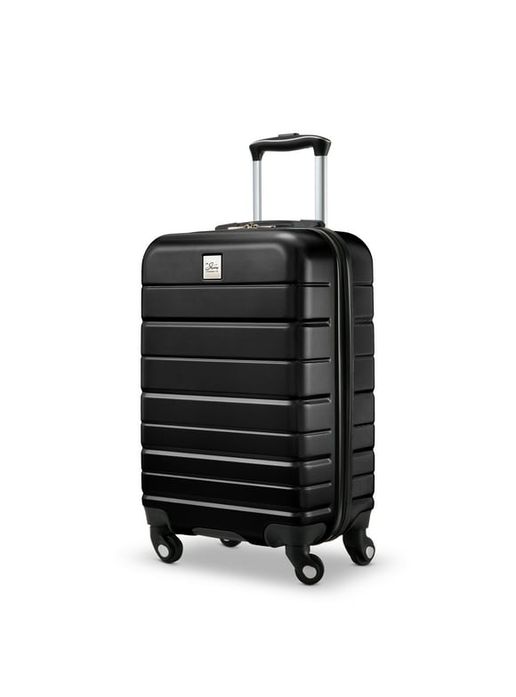 Skyway Luggage 24" Epic 2.0 Hardside 4 Wheel Spinner Luggage, Medium Check-in, Black