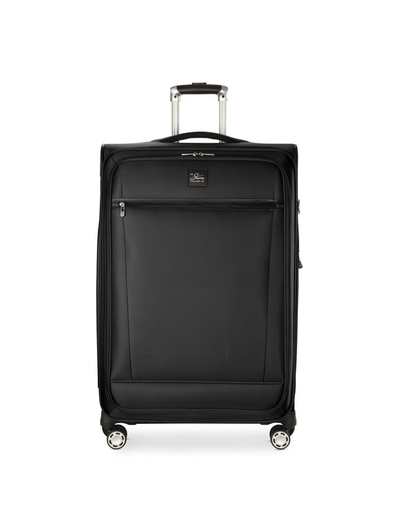 Luggage Ballard Softside 28" Expandable Large Checked Luggage with Spinner Wheels, Adult, Black