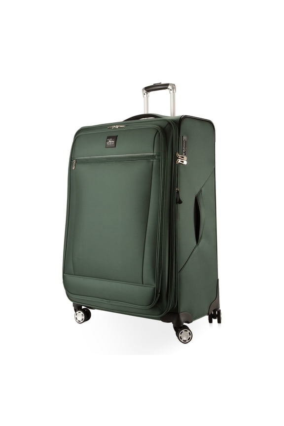 Luggage Ballard Softside 28" Expandable Large Checked Luggage with Spinner Wheels, Adult, Juniper Green