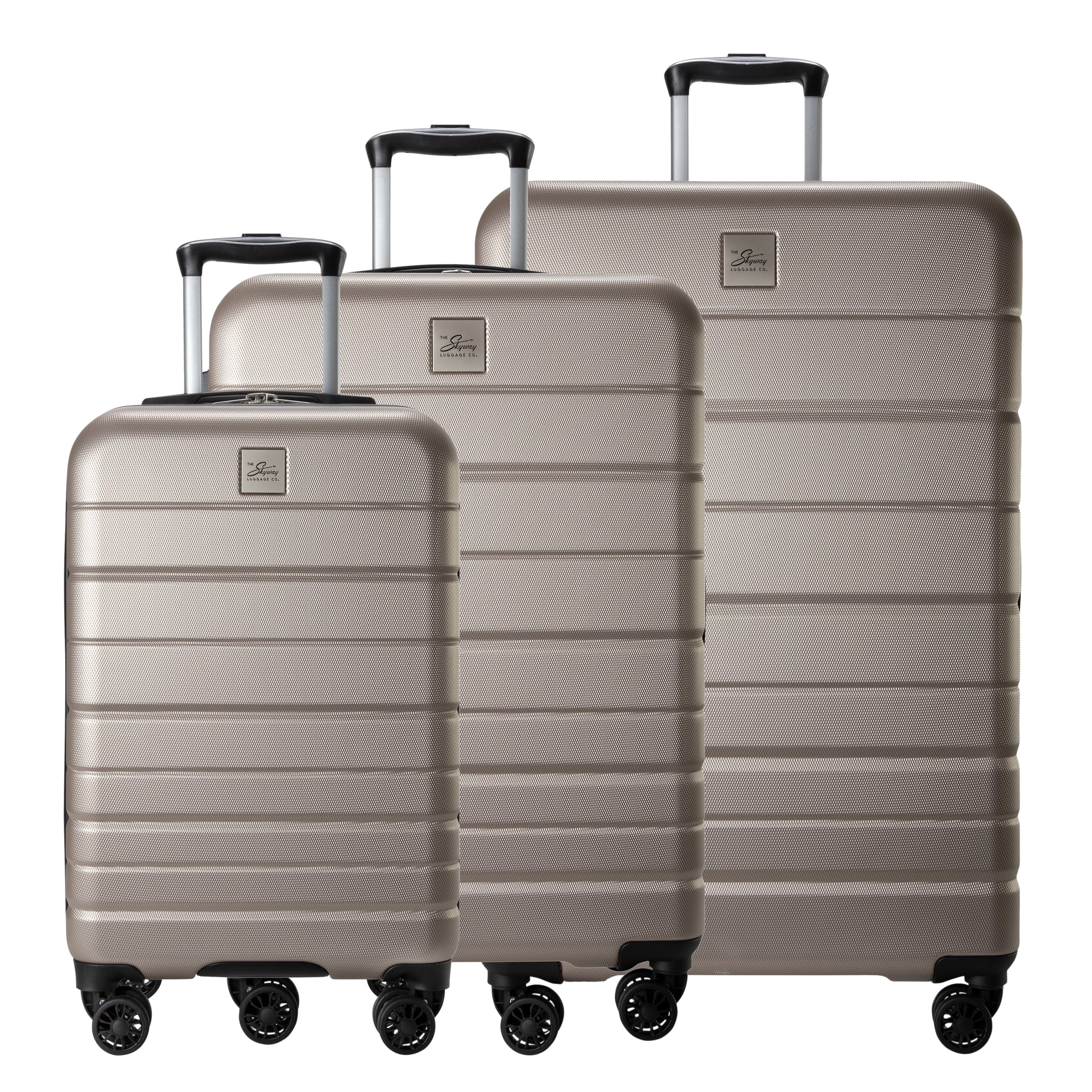 Skyway Luggage Epic 2.0 3-Piece Set Hardside 8-Wheel Spinner, (20" Carry-on, 24" Medium Check-In & 28" Large Check-In)
