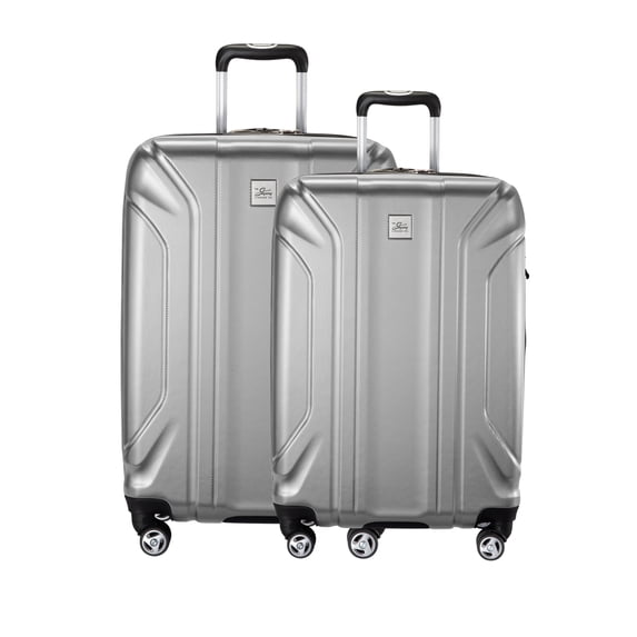 Skyway Luggage Nimbus 5.0 2-Piece Set 8-Wheel Expandable Spinner with TSA Lock, (20" Carry-On & 24" Medium Check-In)