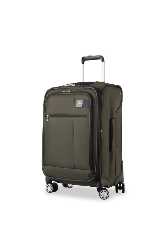 Luggage Sigma 7.0 20" Softside 8-Wheel Carry-on, Spinner, Adult, Pine Green
