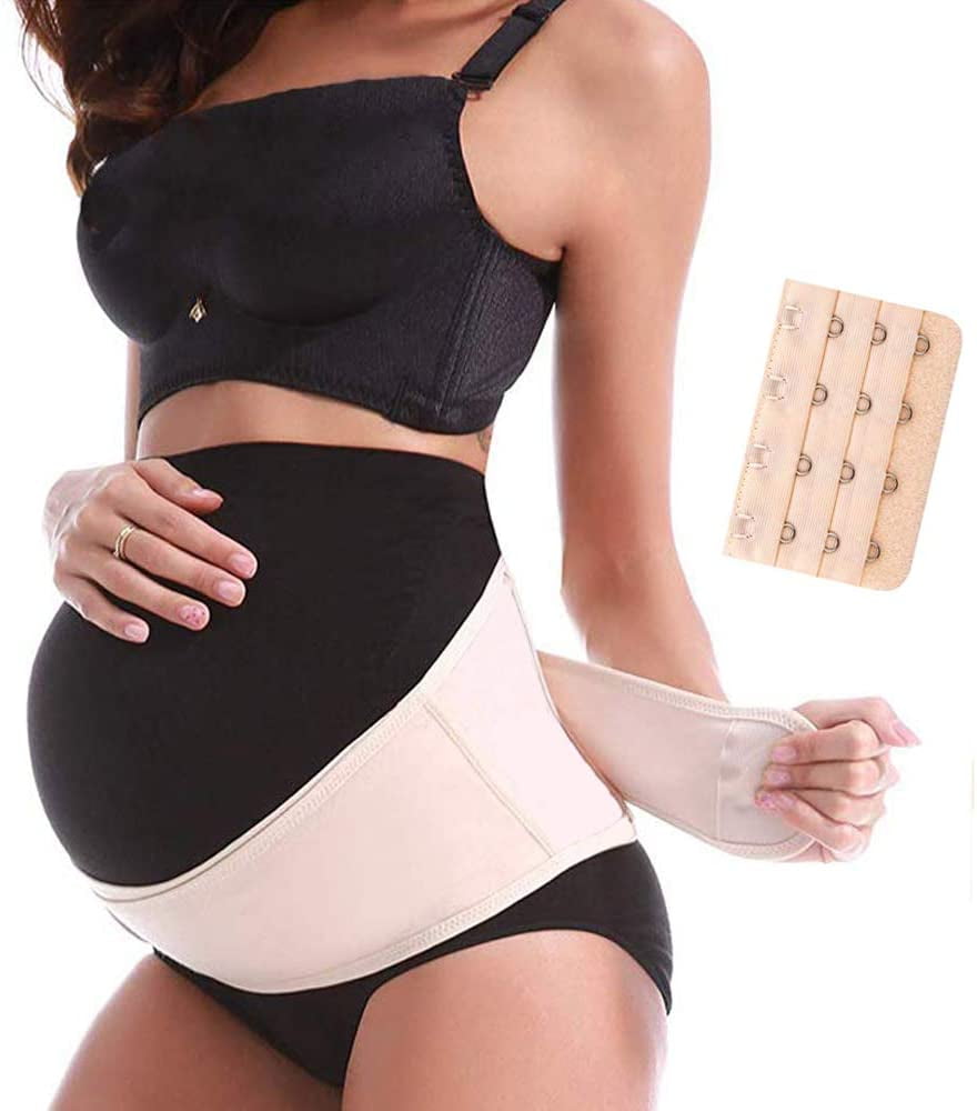 KeaBabies 2 in 1 Pregnancy Belly Support Band, Maternity Belt, Pregnancy  Must Haves Baby Belly Bands