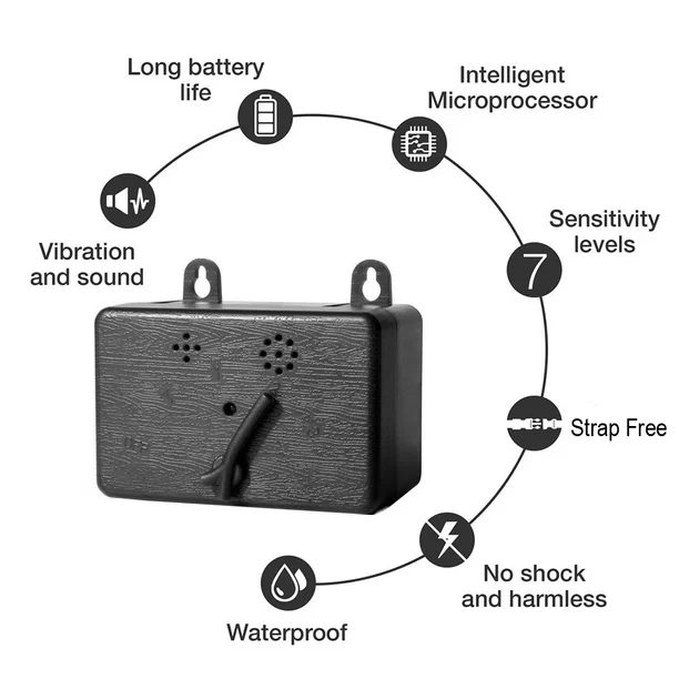 Skywee Upgraded Mini Bark Control Device, Outdoor/Indoor Anti Barking Deterrent, Ultrasonic Dog