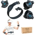 thumbnail image 1 of Skywin 4 Pack VR Tracker Belt and Tracker Strap Bundle for HTC Vive System Tracker Pucks - Adjustable Belt and Hand Straps for Waist and Full-Body Tracking in Virtual Reality(4 Belt and 8 Hand Straps), 1 of 8