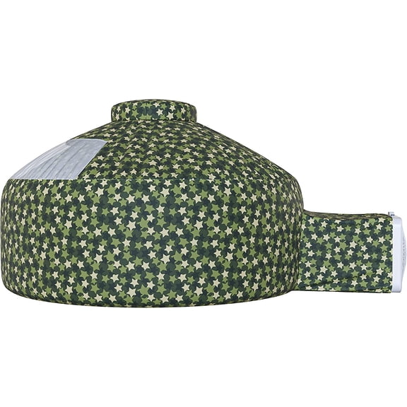 Skywin Air Tent Fort Playhouse for Kids - Inflatable Kids Fort Sets Up and Stores Away in Seconds (Fan NOT Included) (Camo)
