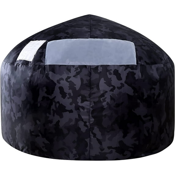 Skywin Air Tent Playhouse for Kids - Camouflauge Dark Grey, 77x50 Inches Inflatable Kids Tent Sets Up and Stores Away in Seconds (Fan NOT Included)