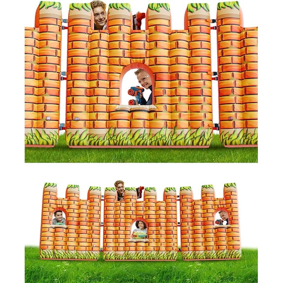 Skywin Castle Inflatable Walls, Foam Orange, 7.96 lbs