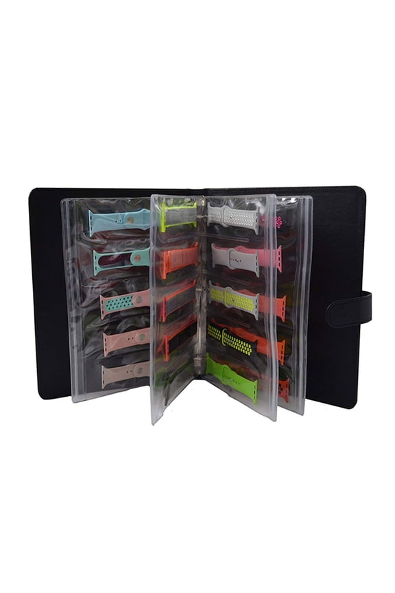 Compatible Apple Watch Organizer - 25 Bands Capacity Apple Watch Band Organizer for Multiple Designs - Keep All Your Apple i Watch Bands in Once Place, Great for Travel
