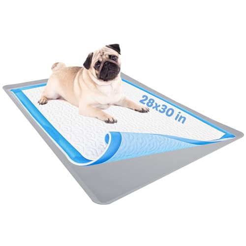Skywin Dog Pad Holder Tray for 28 x 30 Inches Training Pads (Light Grey