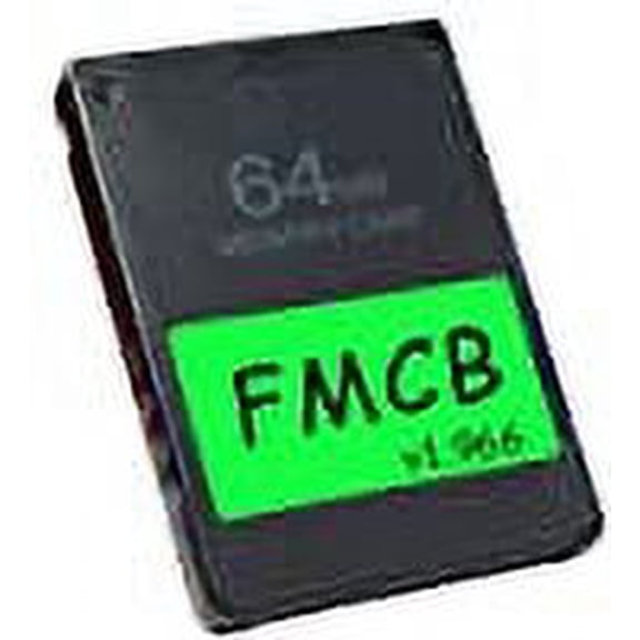 Skywin FMCB Free McBoot Card v1.966 for PS2 - Plug and Play PS2 Memory Card - 64 MB Memory Card PS2 Runs Games in USB Disk or Hard Disk